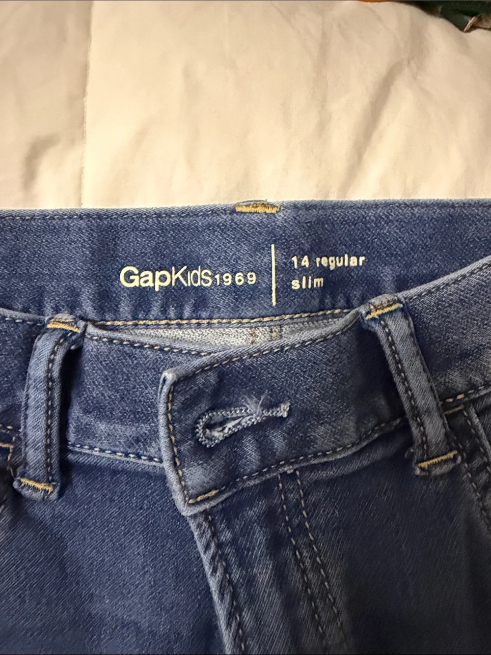 Boys Slim Classic Light Blue Straight-Leg Jeans